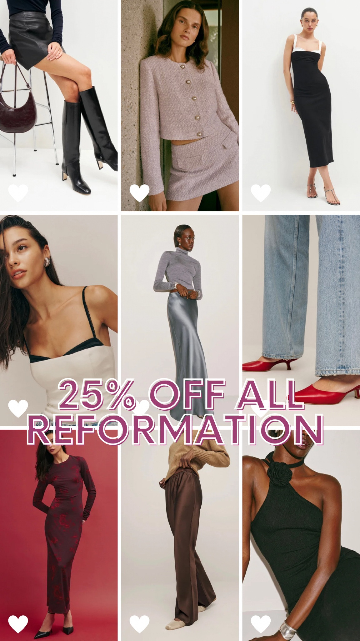 REFORMATION Black Friday Sale! 25% off everything!!!

#LTKCyberWeek #LTKHoliday #LTKGiftGuide