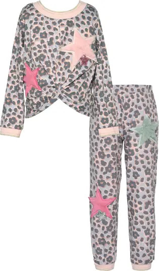 Kids' Star Appliqué Sweatshirt & Joggers | Nordstrom