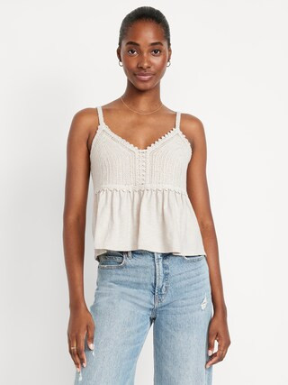 Sleeveless Crochet Top | Old Navy (CA)