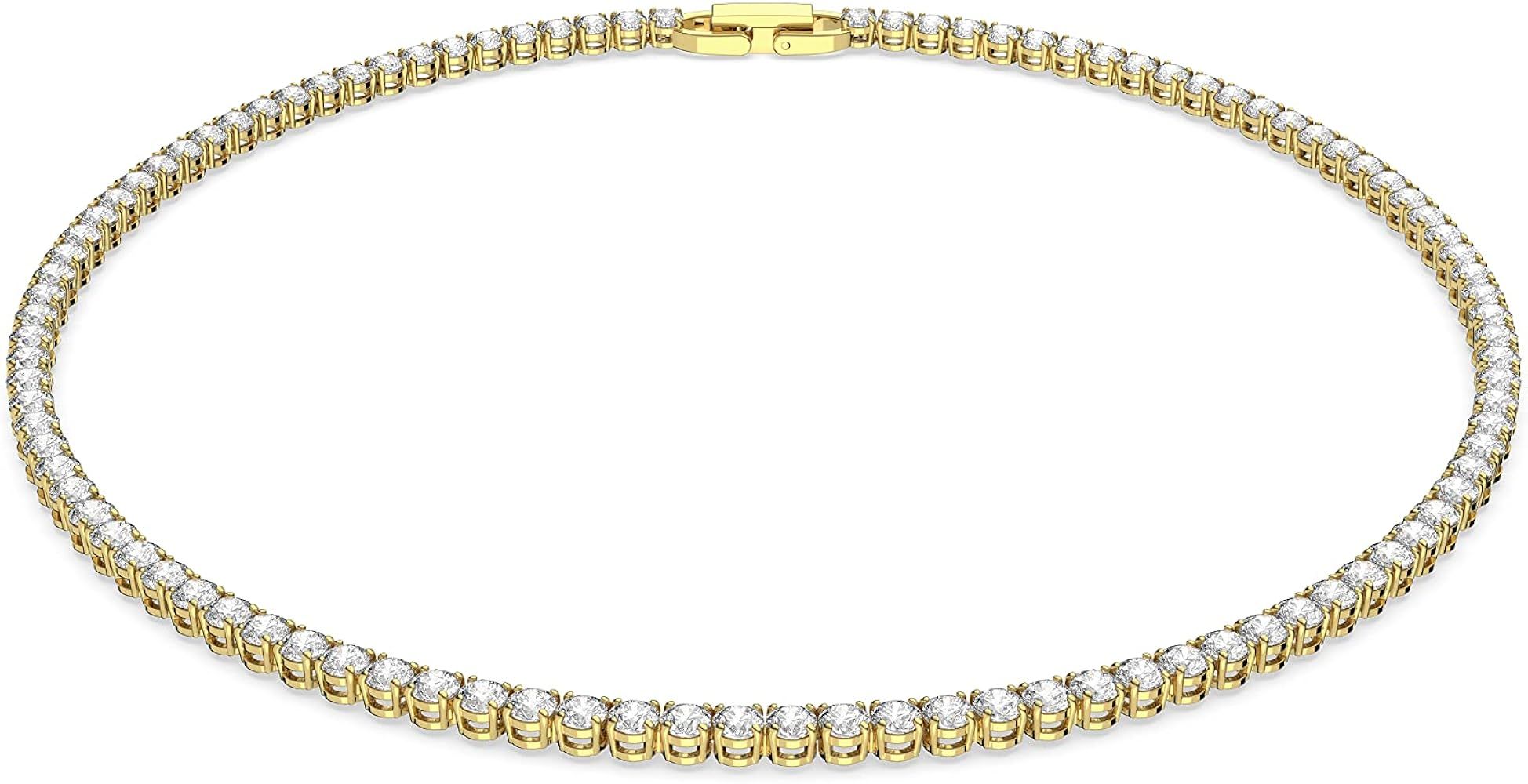Swarovski Matrix Crystal Necklace Collection, Pink, Yellow, and Clear Crystals | Amazon (US)