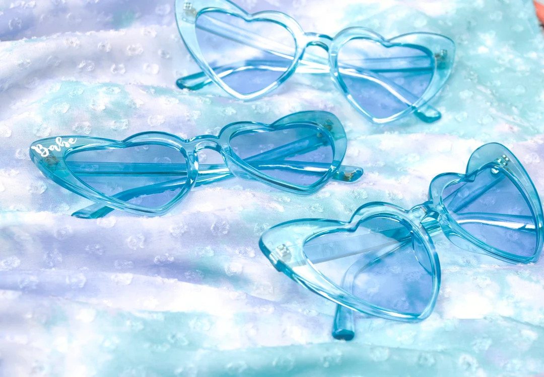 Last Toast on the Coast Sunglasses, Coastal Grandma Bachelorette Party Favors, Baby Blue Heart Su... | Etsy (US)