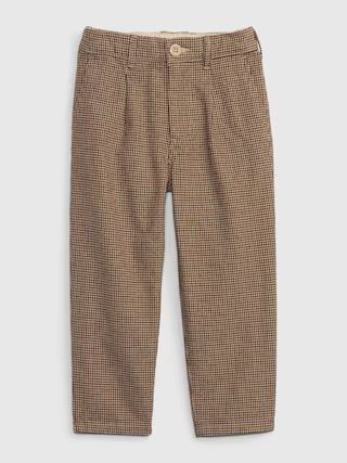 Toddler Plaid Tapered Trousers | Gap (US)