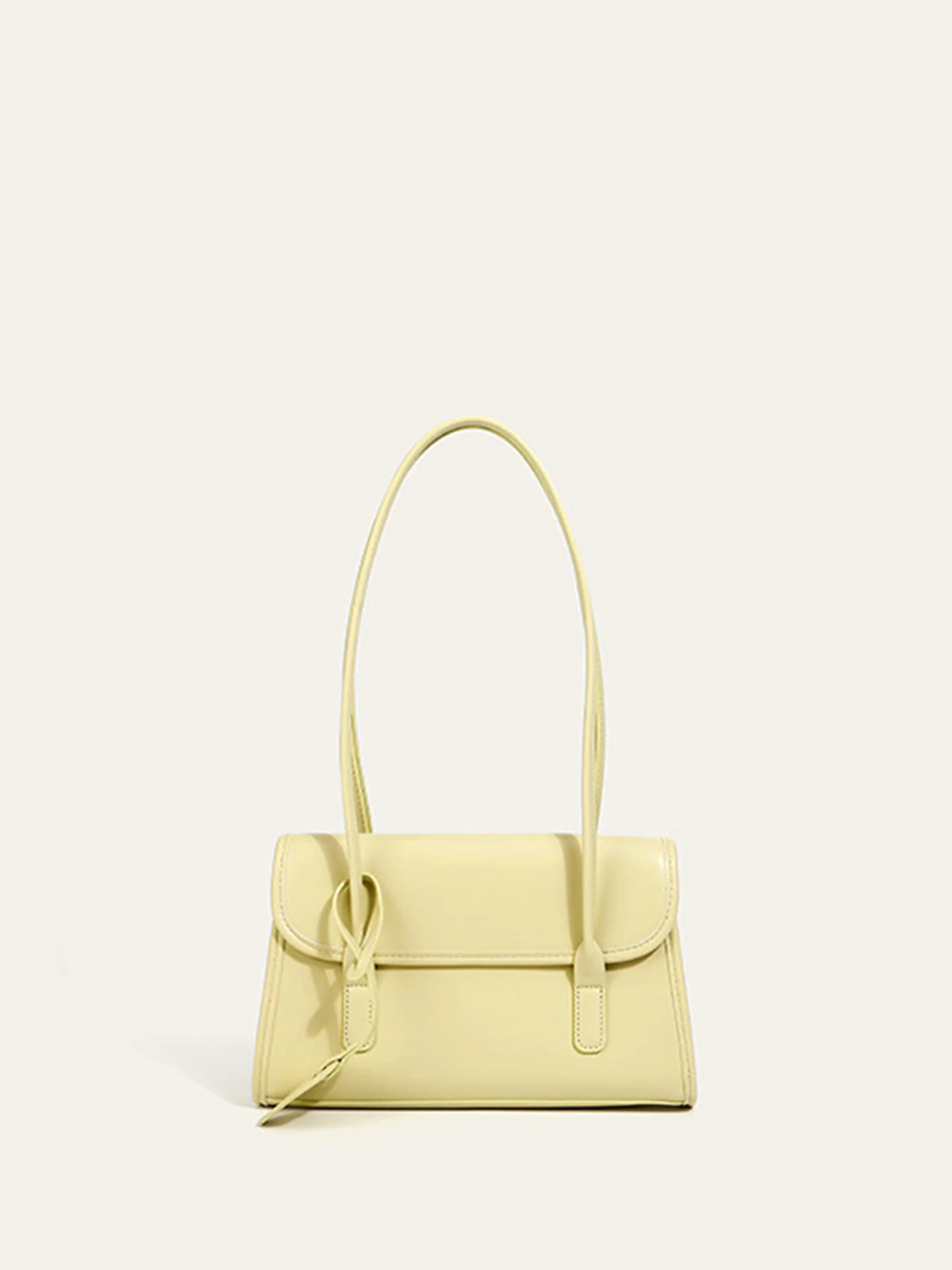 Minimalist Knot-Detail Shoulder Bag | Commense