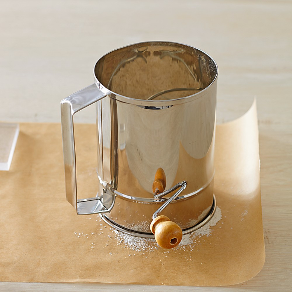 Stainless-Steel Flour Sifter, 5-Cup | Williams-Sonoma