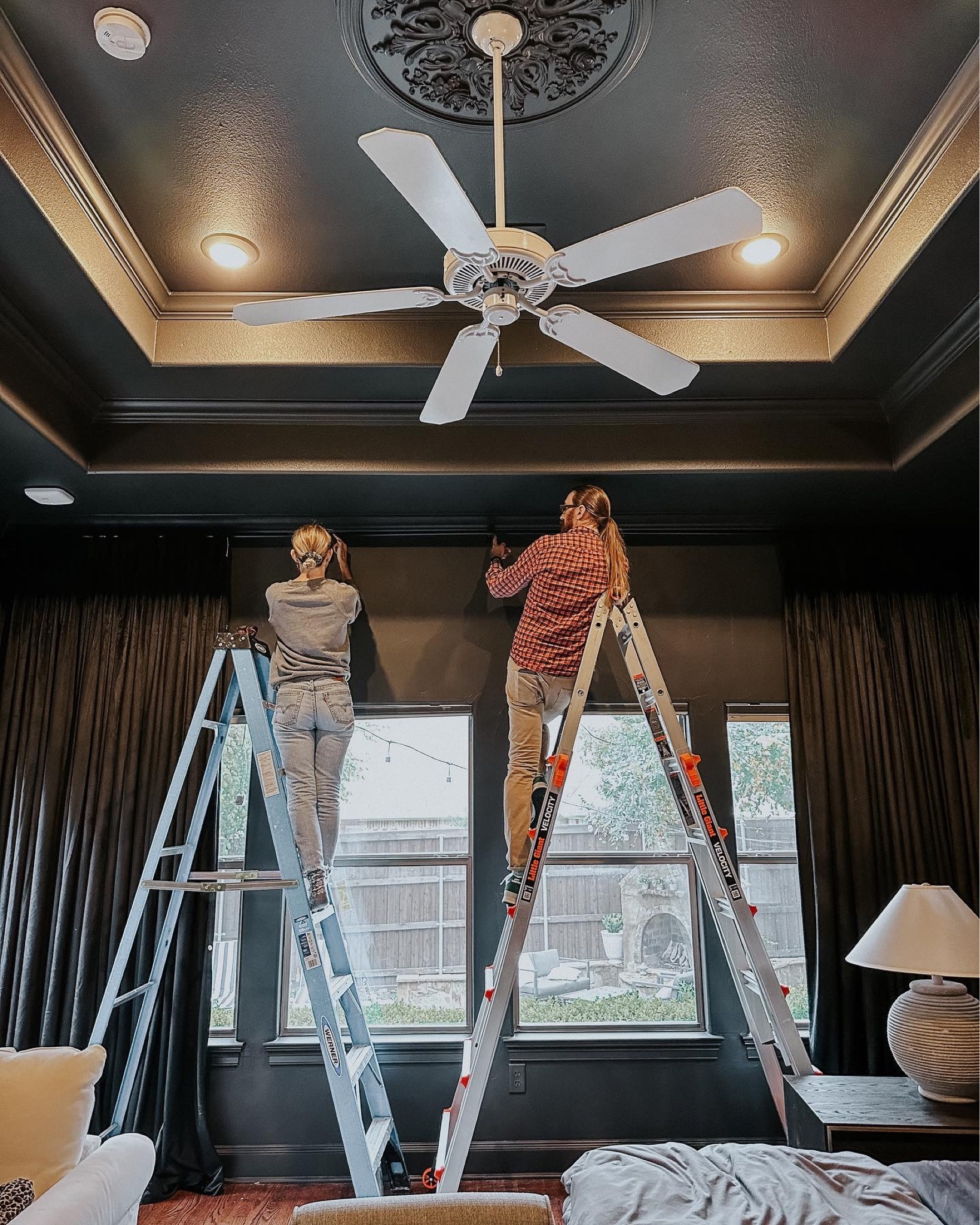 Drop dead gorgeous black velvet curtains of my dreams! Custom triple pinch pleats in black velvet!

#LTKhome