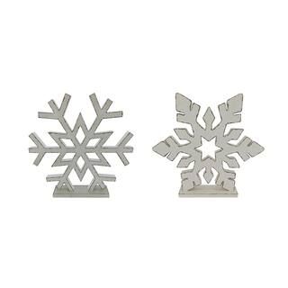 Assorted Wooden Snowflake Tabletop Accent by Ashland® | Michaels Stores