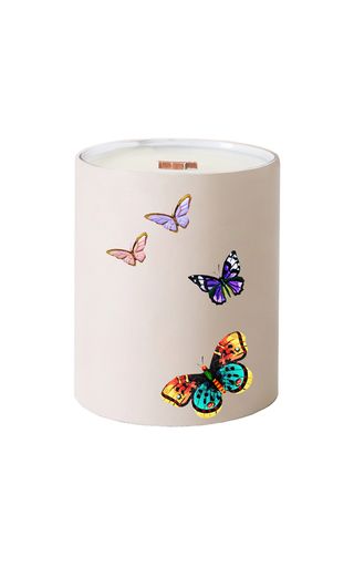 Butterflies Leather Candle Holder | Moda Operandi (Global)