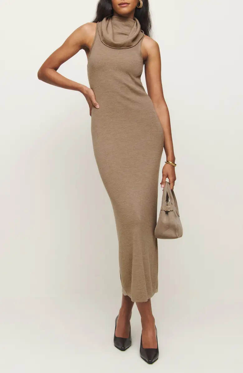 Reformation x Kacey Musgraves Simone Cowl Neck Wool Sweater Dress | Nordstrom | Nordstrom