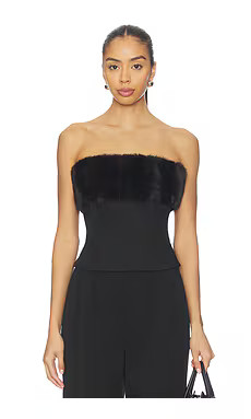 Apparis Ivy Tube Top in Noir & Noir Multi from Revolve.com | Revolve Clothing (Global)