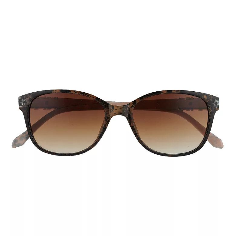 Women's Nine West 52mm Snake Skin Print Cat Eye Jewelry Temple Sunglasses | Kohl's