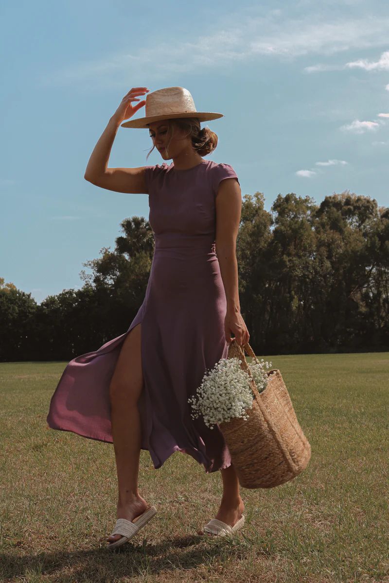 Evangeline Dress in Lavender | lauren nicole