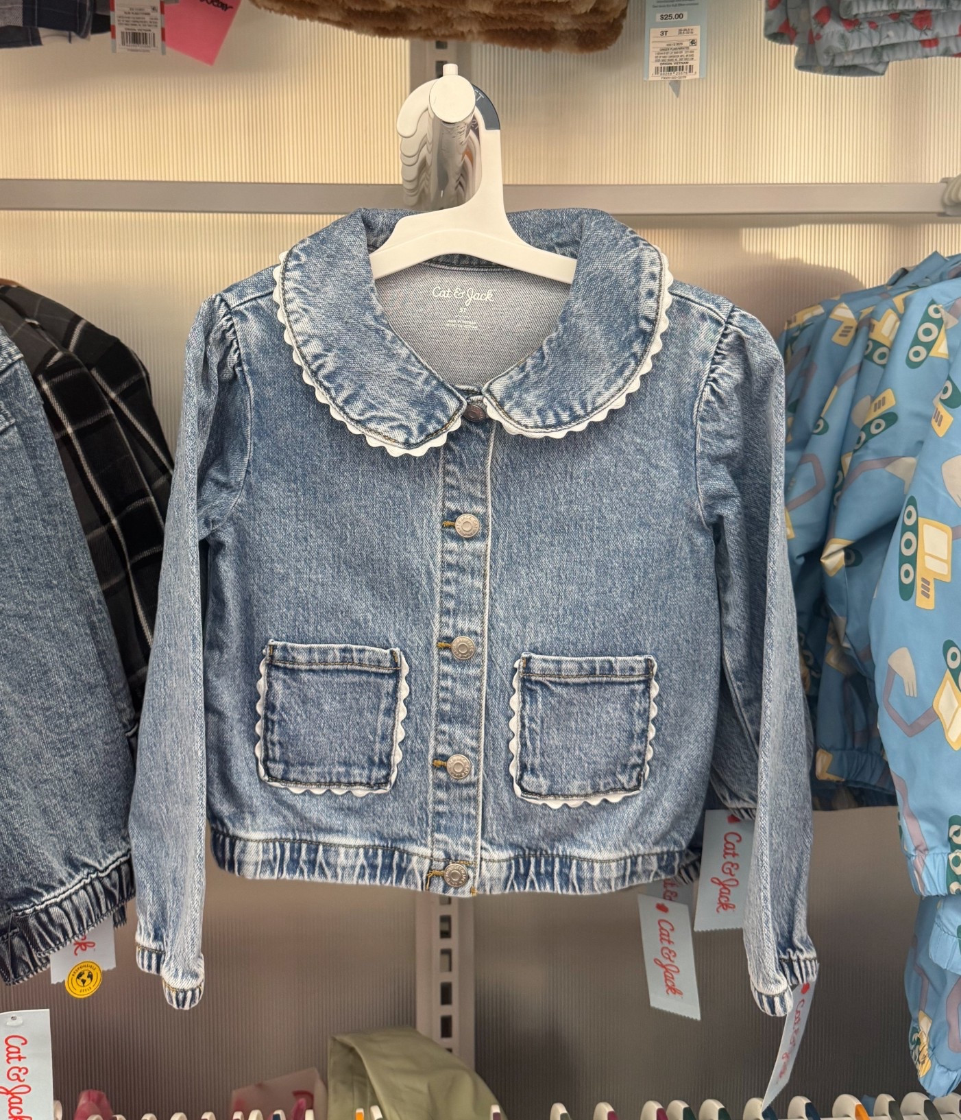 Scalloped Jean jacket