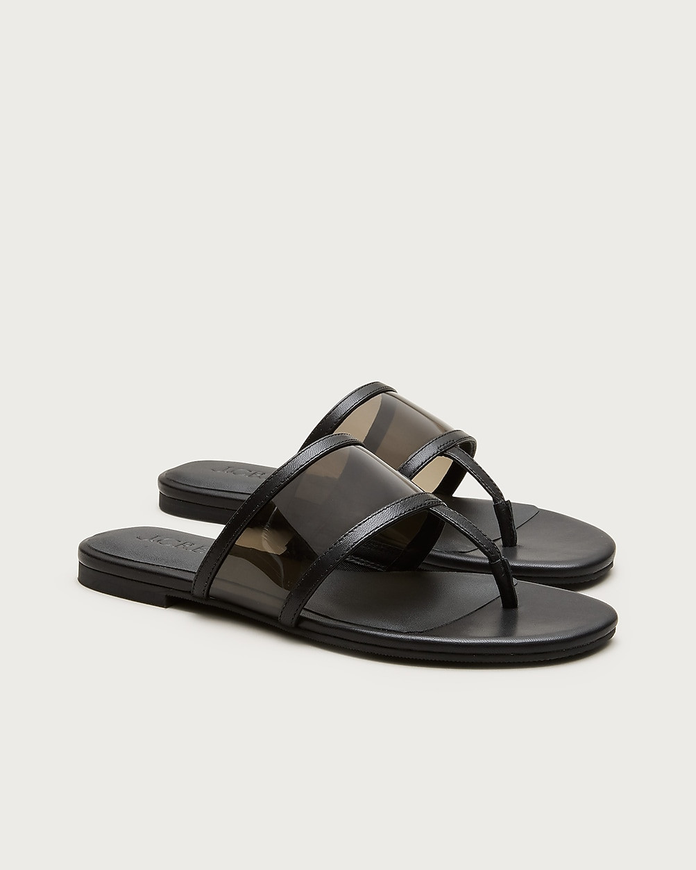 Audrey jelly thong sandals in leather | J. Crew US