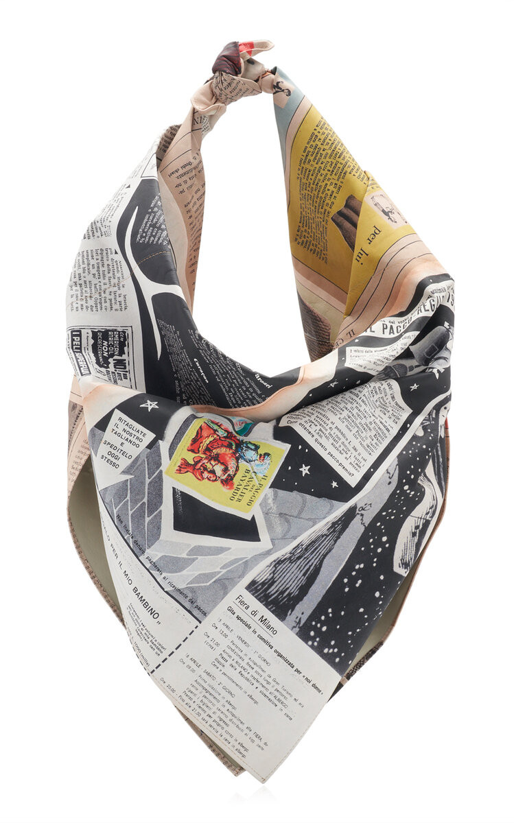 Foulard Printed Leather Bag | Moda Operandi (Global)