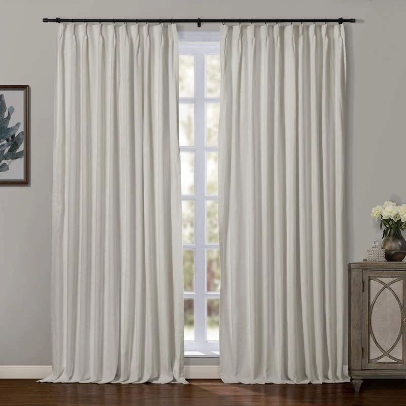Jawara Luxury Linen Cotton Curtain Pleated | TWOPAGES