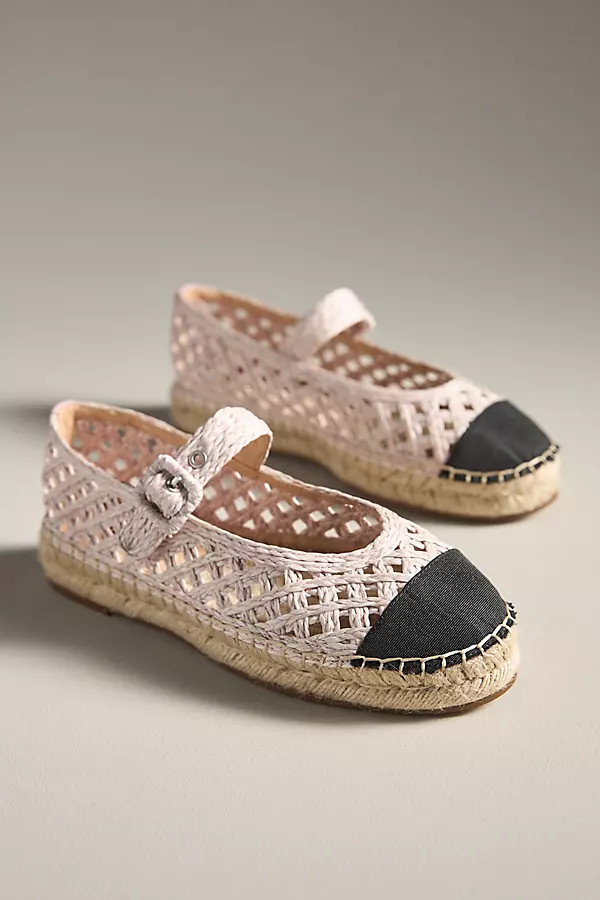 Raffia Mary Jane Flats | Anthropologie (US)