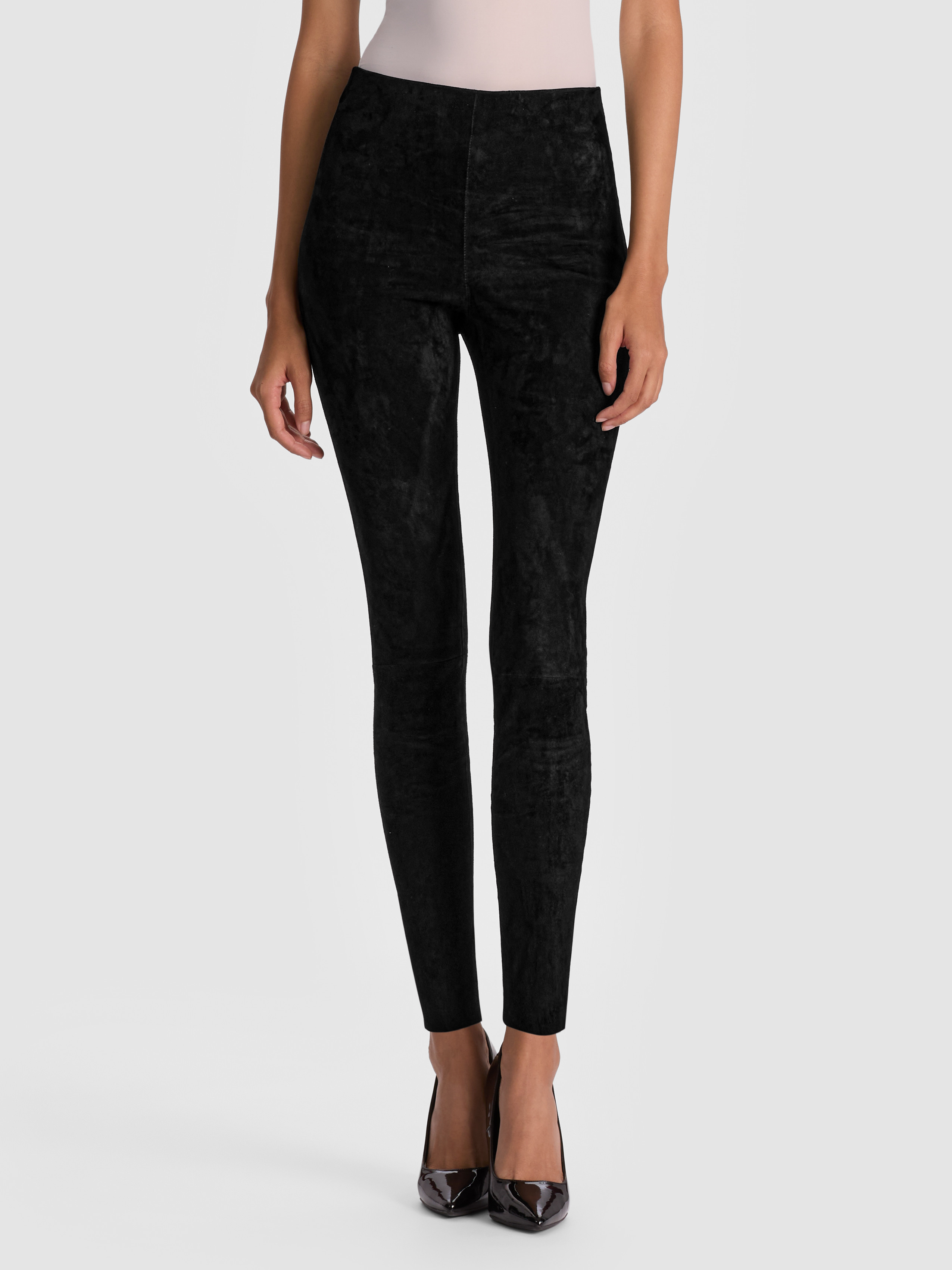 alice + olivia LENNOX SUEDE LEGGING | Alice + Olivia