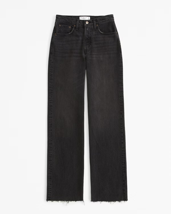 Curve Love High Rise 90s Relaxed Jean | Abercrombie & Fitch (UK)