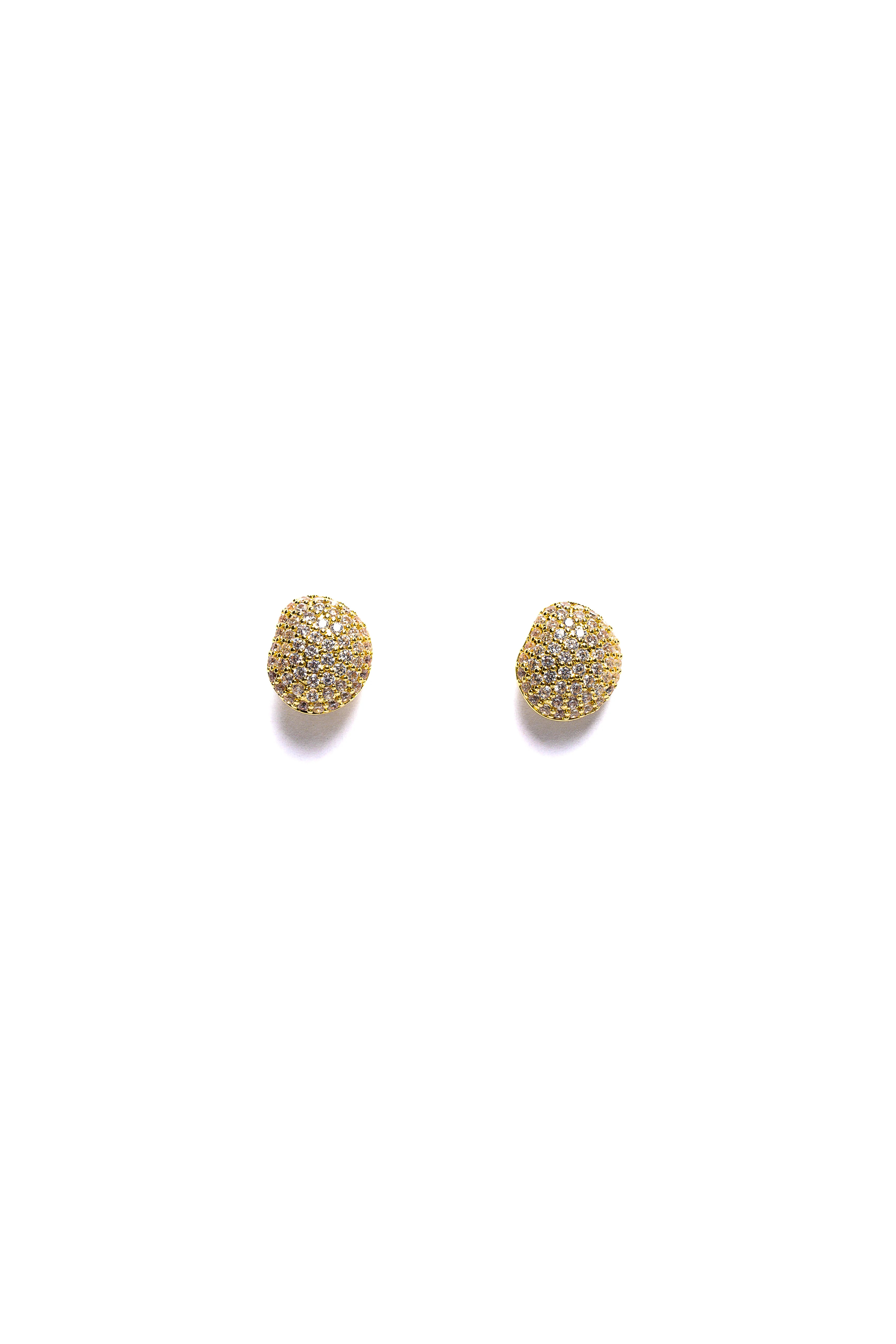 Pave Pebble Studs | Lauren Amble Designs