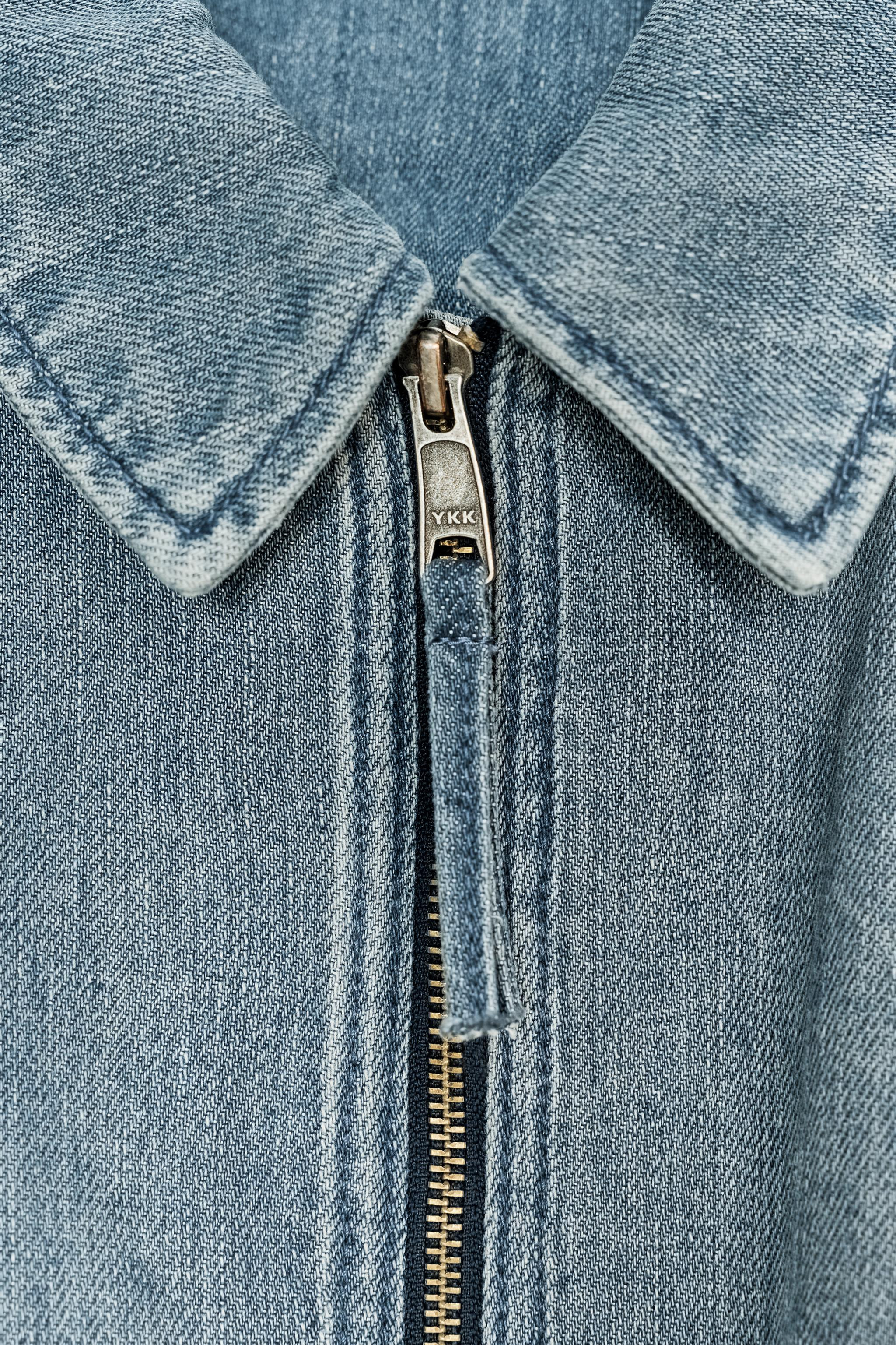 ZW COLLECTION DENIM BOMBER JACKET | Zara US