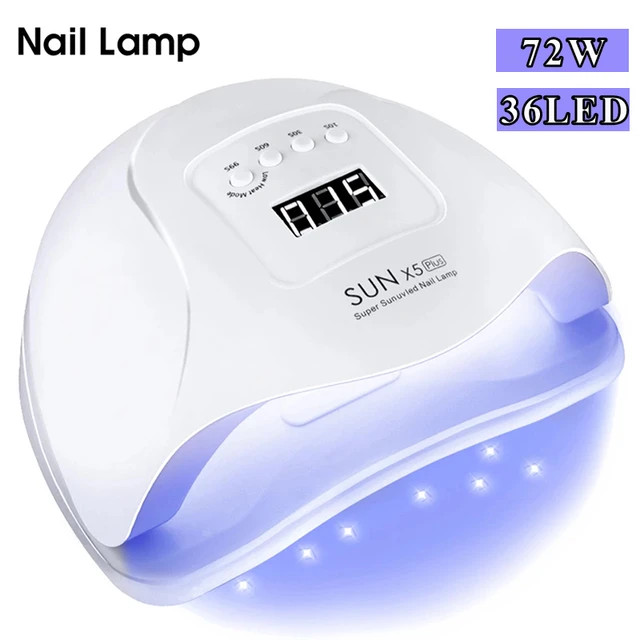 LED Nail Lamp For Manicure 72W Nail Dryer Machine UV Drying Lamp For Curing UV Gel Nail Polish Wi... | AliExpress (US)