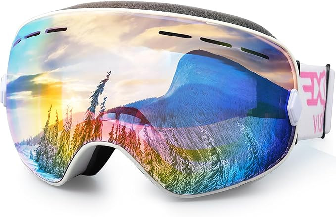 EXP VISION Snowboard Ski Goggles Men Women Youth, Anti Fog OTG Winter Snow Goggles Spherical Deta... | Amazon (US)