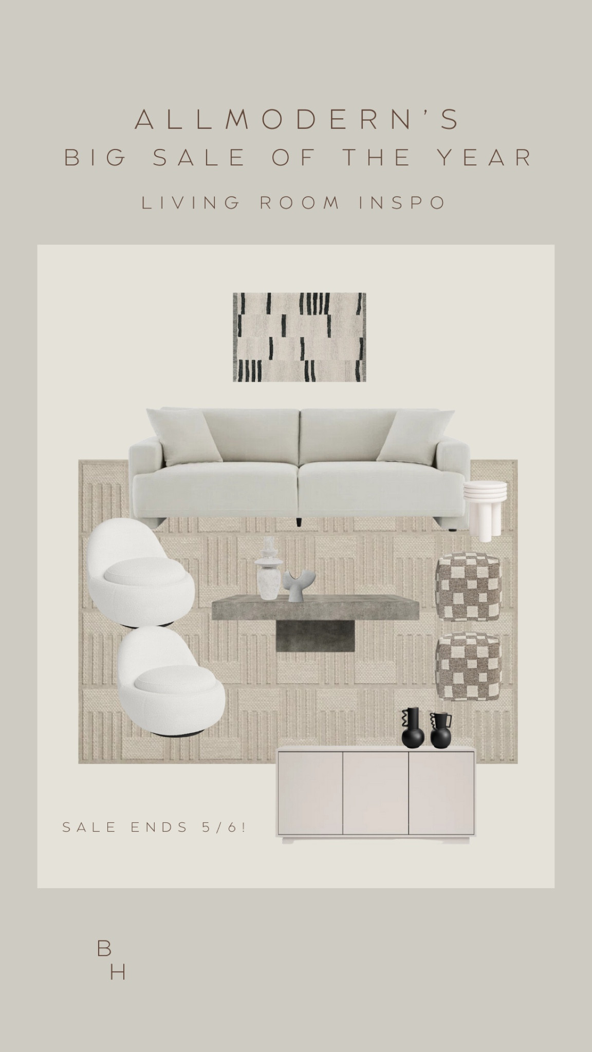 You guys knowww I’ve been adding organic modern touches to my home lately. AllModern is having their biggest sale of the year with up to 70% off (ends 5/6) & there are SO many beautiful, organic modern pieces on sale that I am dyinnnggg to have in my home.

My top three faves have to be the irregular vases, the checkered ottomans, & the rugs!! ALLLL such a vibe & would really elevate any space!

#AllModernPartner #Ad #AllModern #AllModernMadeSimple @liketkit