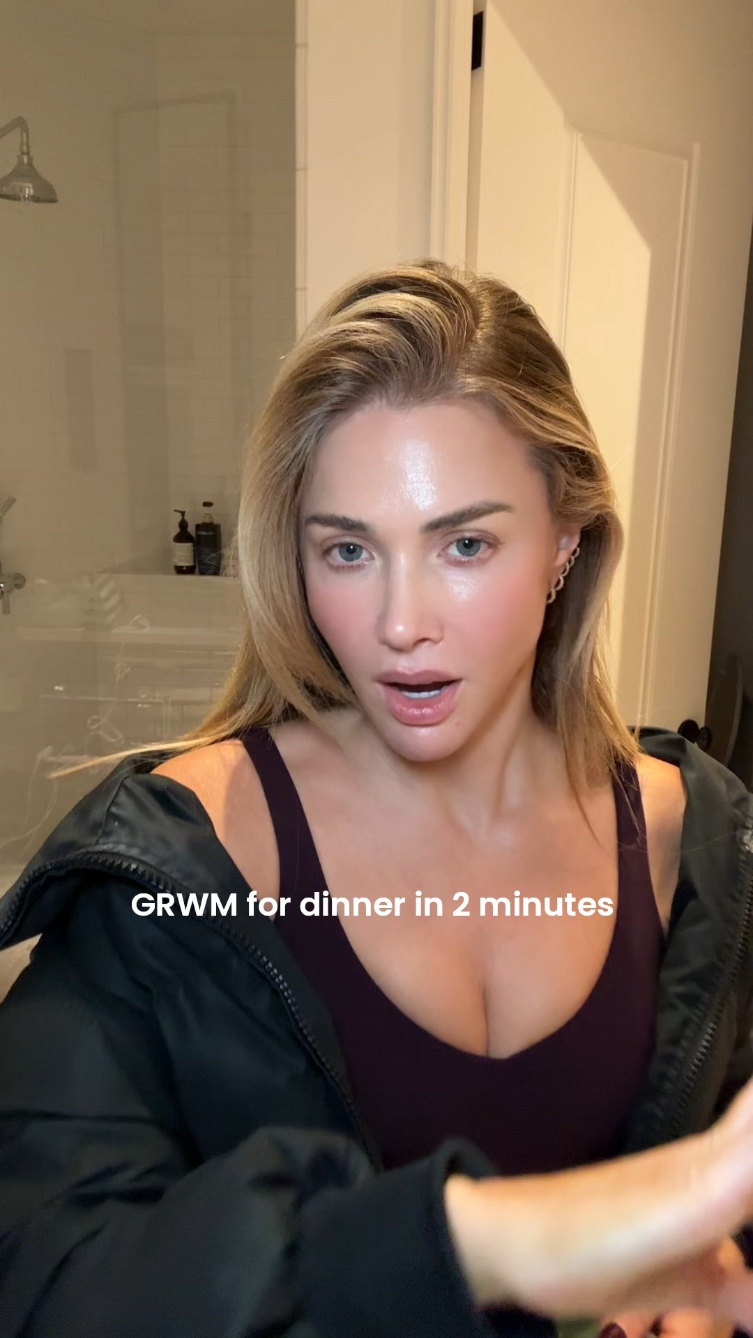 grwm for dinner!

Haus labs foundation in shade 100
Benefit bronzer
Mac blush in dainty
Fenty cream blush in riri 
Laura mercier eyeshadow stick in caramel
Rare beauty brow gel
Urban decay lip liner in liar 
Fenty lipstick in is it fu$$y
Lancôme mascara in brown 
