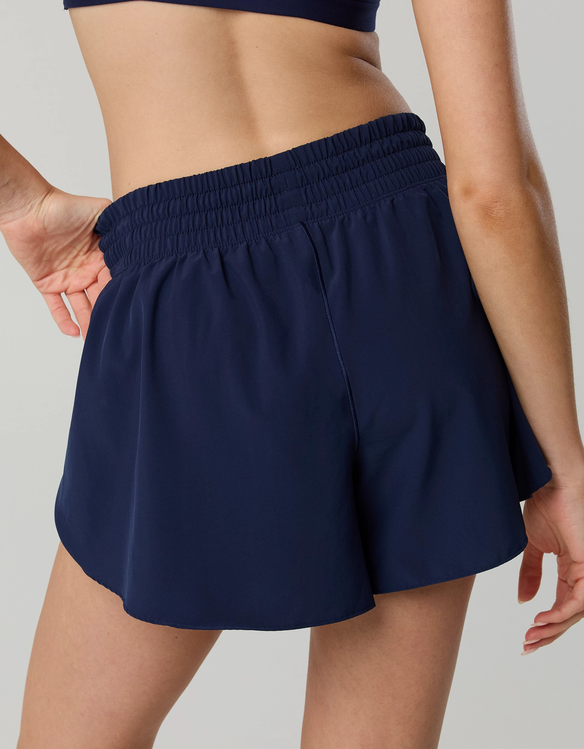 OFFLINE By Aerie High Waisted 3" Butterfly Hem Hot Stuff Short | American Eagle Outfitters (US & CA)