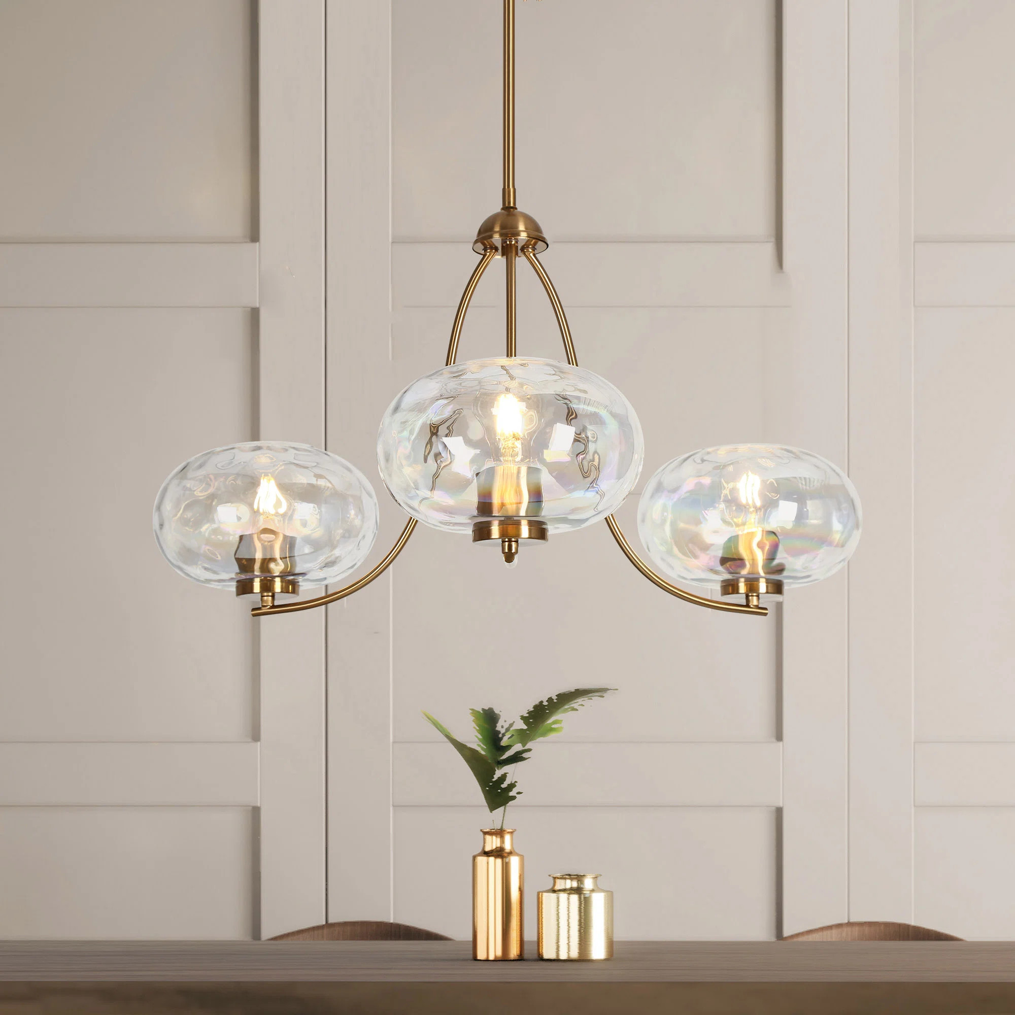 Mourine 3 - Light Dimmable Classic / Traditional Chandelier | Wayfair North America