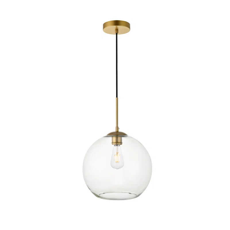 Yearwood 1 - Light Single Globe Pendant | Wayfair North America