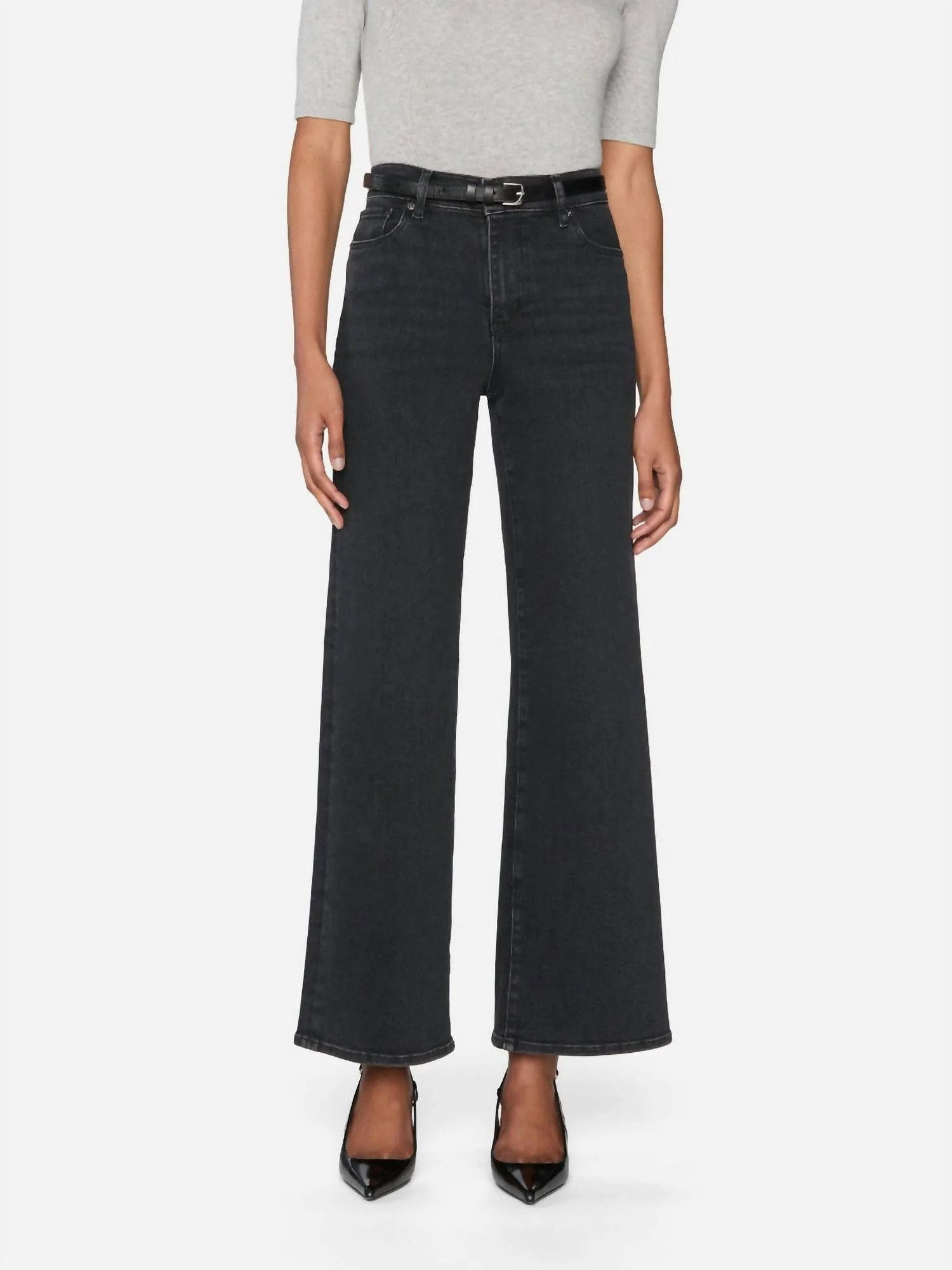 Le Slim Palazzo Jeans In Destroyer | Shop Simon