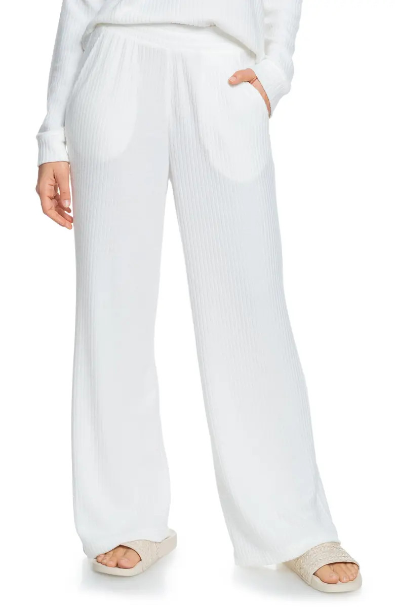 Comfy Place Rib Wide Leg Pants | Nordstrom