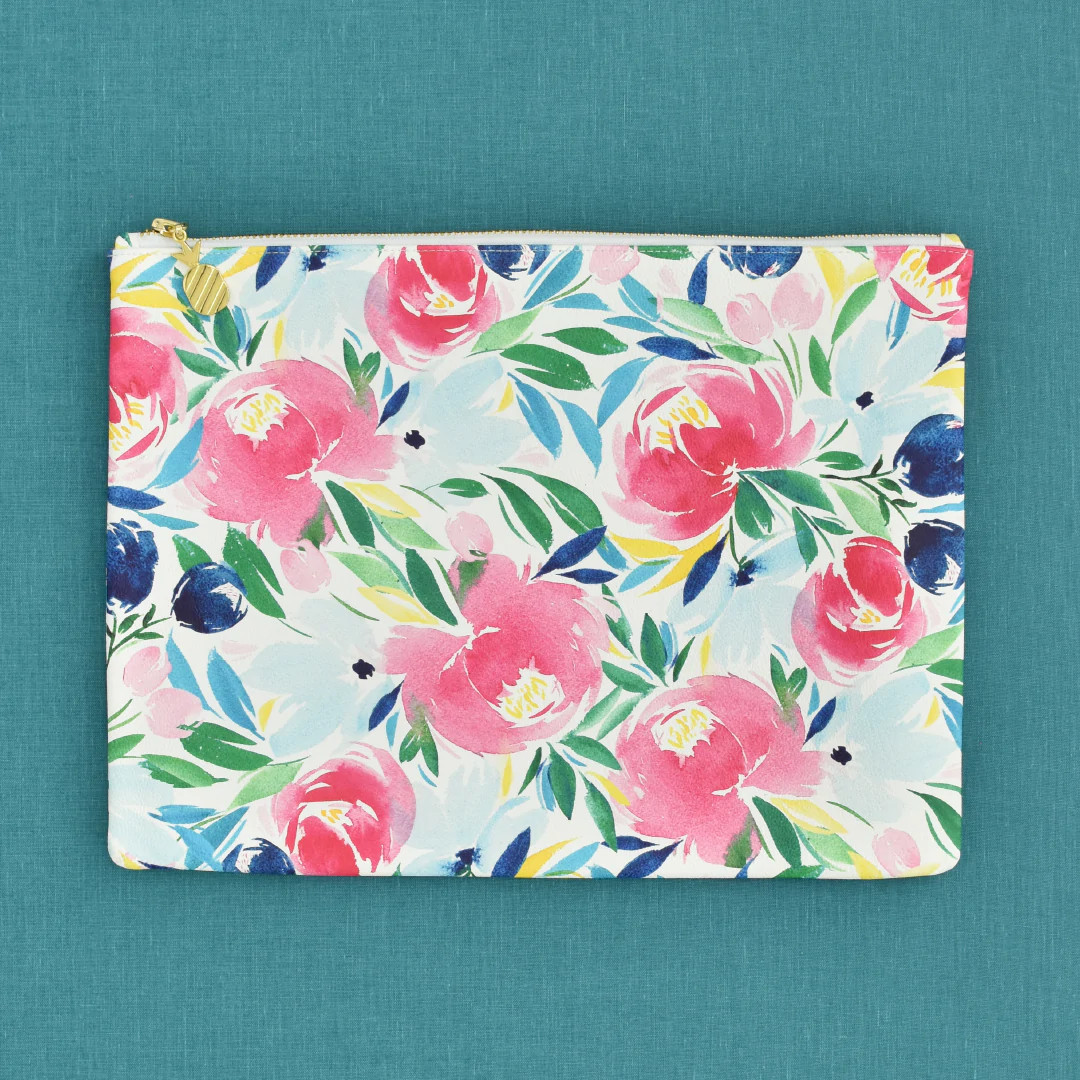 Planner Pouch, Happy Floral | Simplified