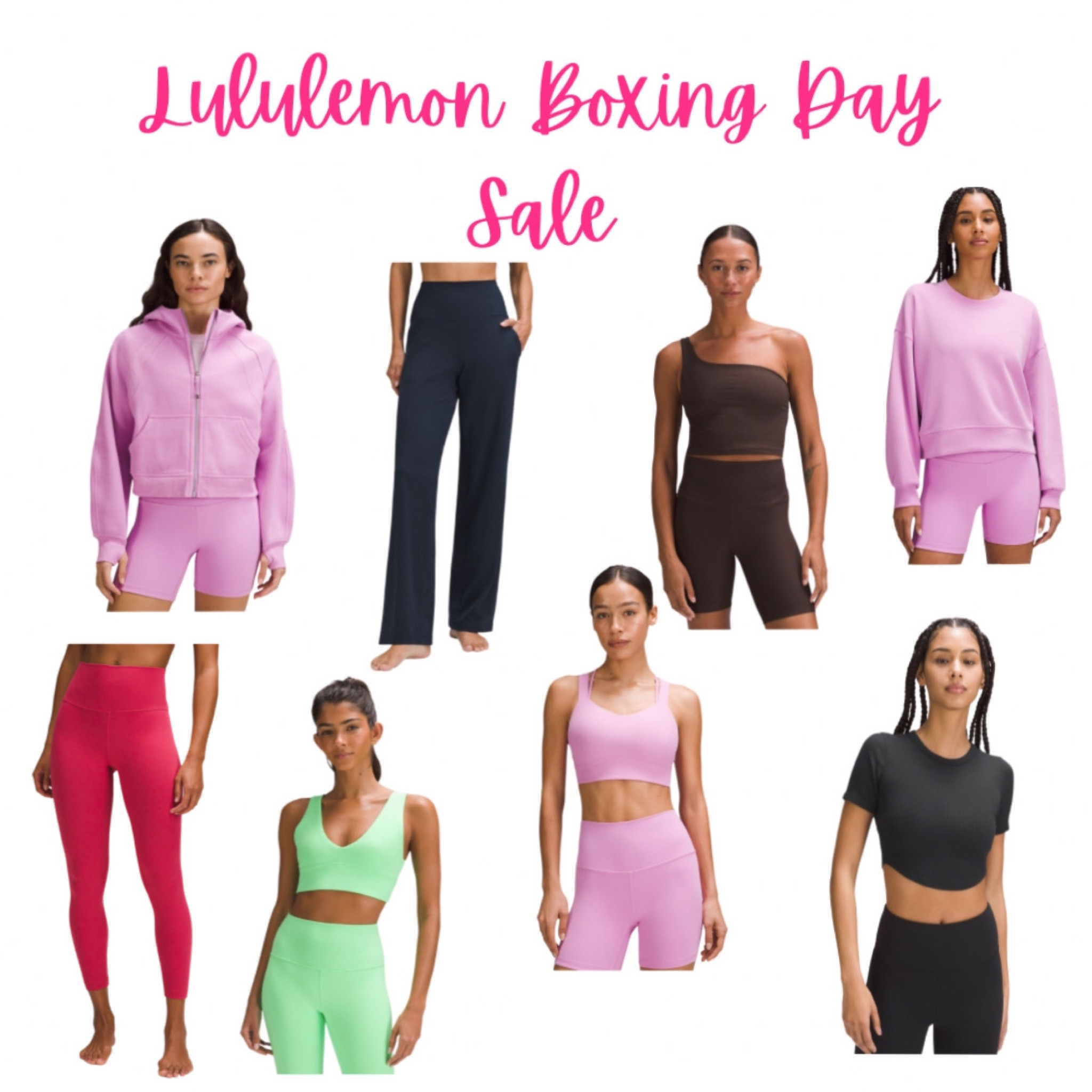 Lululemon Boxing Day sale 2023! Lots of clearance athletic wear with lululemon’s biggest sale of the year! Lots of bras, leggings, and sweatshirts! Don’t miss out! #clearance #sale #athleticwear #lululemon #lululemonsale #boxingday #boxingdaysale #fashion #preppy #trendy 

#LTKSeasonal #LTKsalealert #LTKfindsunder100