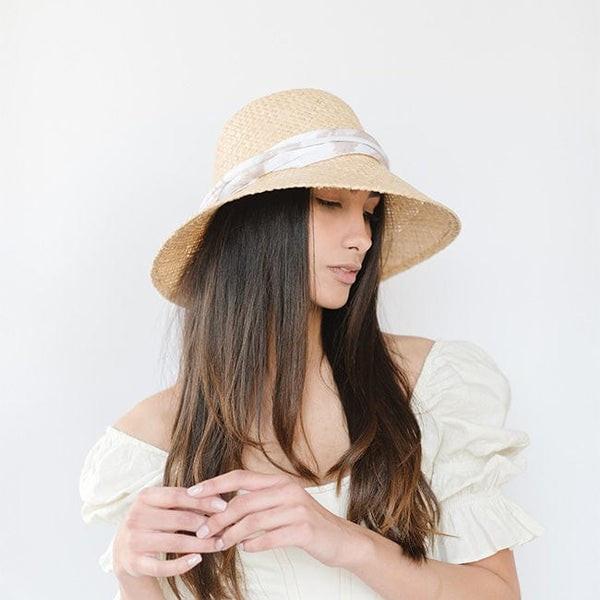 Jude Packable Hat - Natural | Gigi Pip
