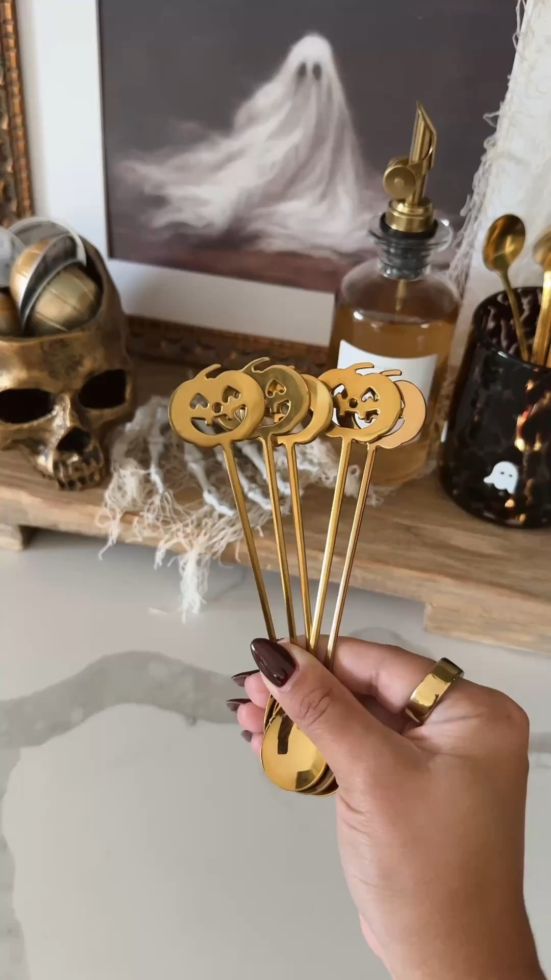 Immediately adds to Halloween coffee bar 🎃

#amazon #amazonhome #amazonfind #halloween #fall #falldecor #coffeebar 

#LTKSeasonal #LTKFindsUnder50 #LTKHome