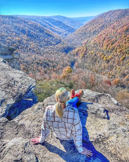 Lindy Point, Blackwater Falls State Park, WV; women’s hiking; women’s hiking outfit; women’s Fall outfit, cute flannel for Fall; what to wear this Fall; best hiking boots for women

#LTKover40 #LTKfitness #LTKSeasonal