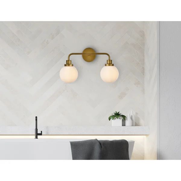 Moana 2 - Light Dimmable Armed Sconce | Wayfair Professional