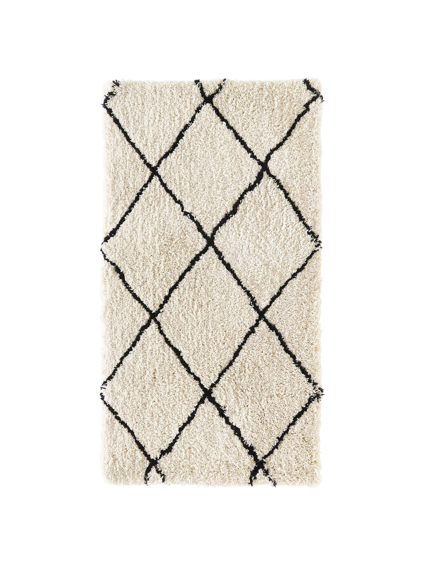 Tapis beige poils longs tufté main Naima | WestwingNow | WestwingNow EU