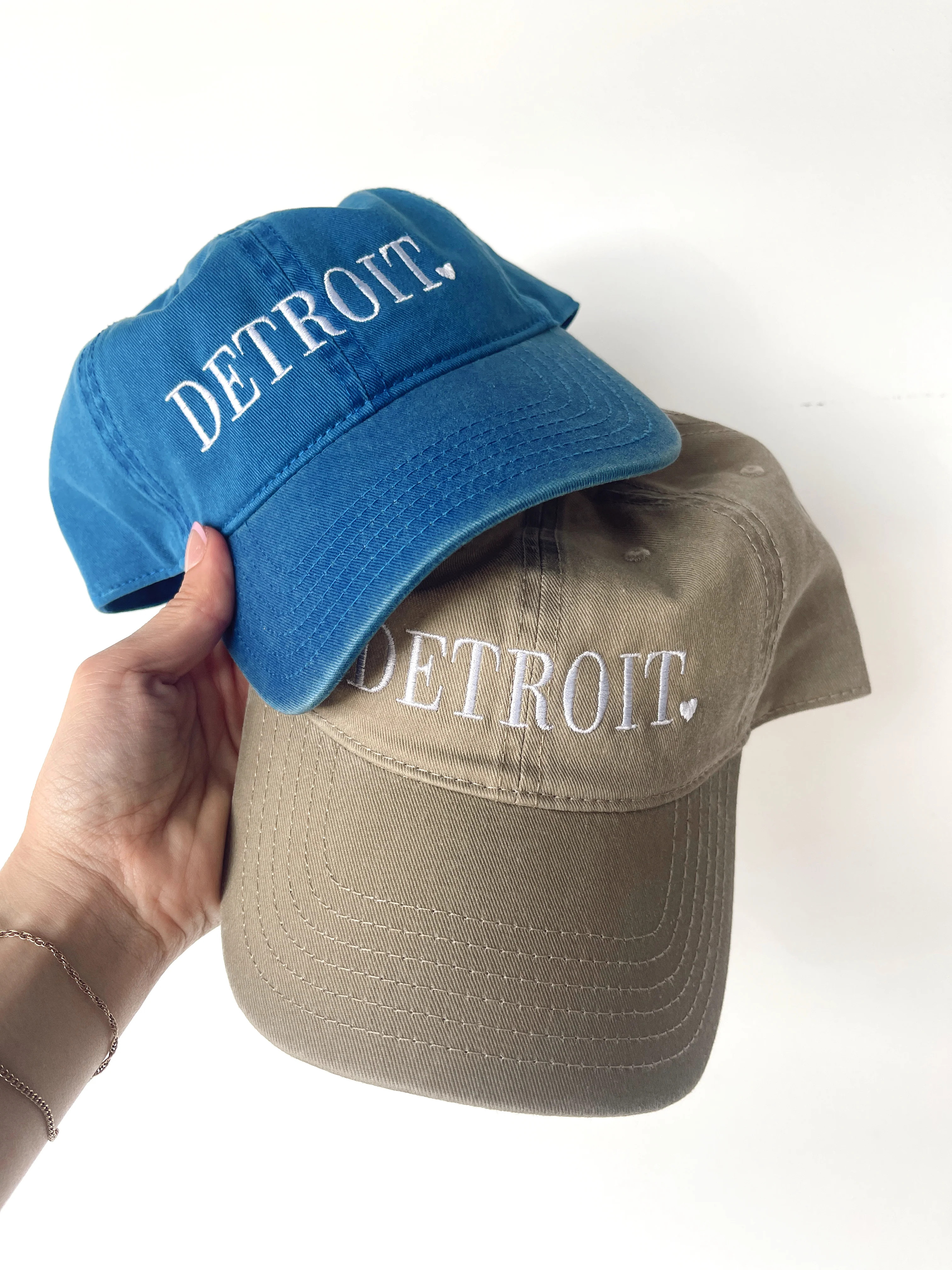 Detroit Embroidered Dad Hats | Kiloh + Co.