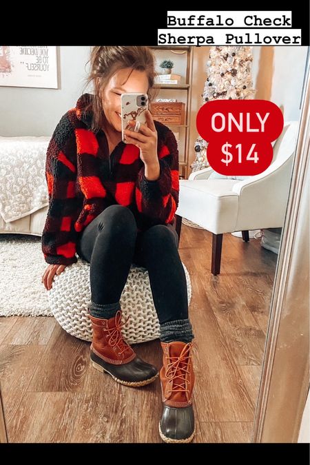  Buffalo check Sherpa pullover is a Doorbuster at Belk for Black Friday only $14! Leggings from Express, 50% off and LL Bean boots

Winter outfit, casual outfit, Black Friday, gift ideas, Christmas, holiday, boots

#LTKfindsunder50 #LTKsalealert #LTKstyletip