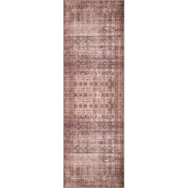 Anza Oriental Crimson Area Rug | Wayfair North America