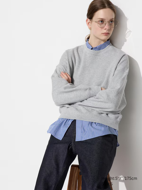 Crew Neck Sweatshirt | UNIQLO (UK)
