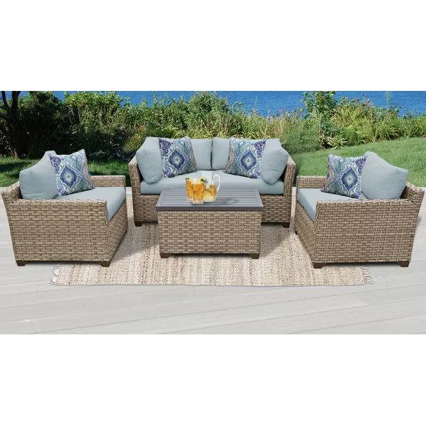 Rochford 5 Piece Sofa Seating Group with Cushions | Wayfair North America
