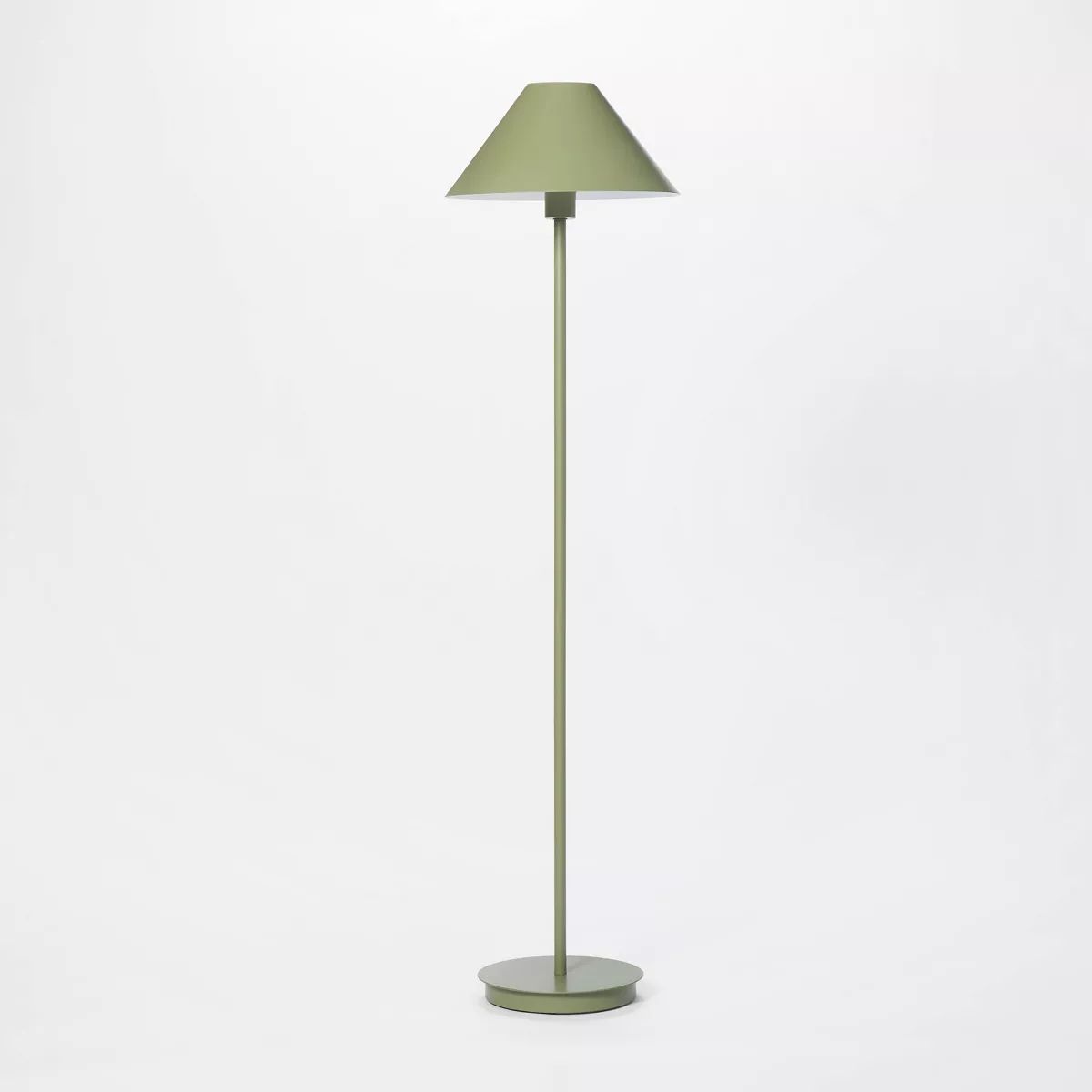 Stick Metal Floor Lamp Green Iron (Includes LED Light Bulb) - Threshold™ designed with Studio M... | Target
