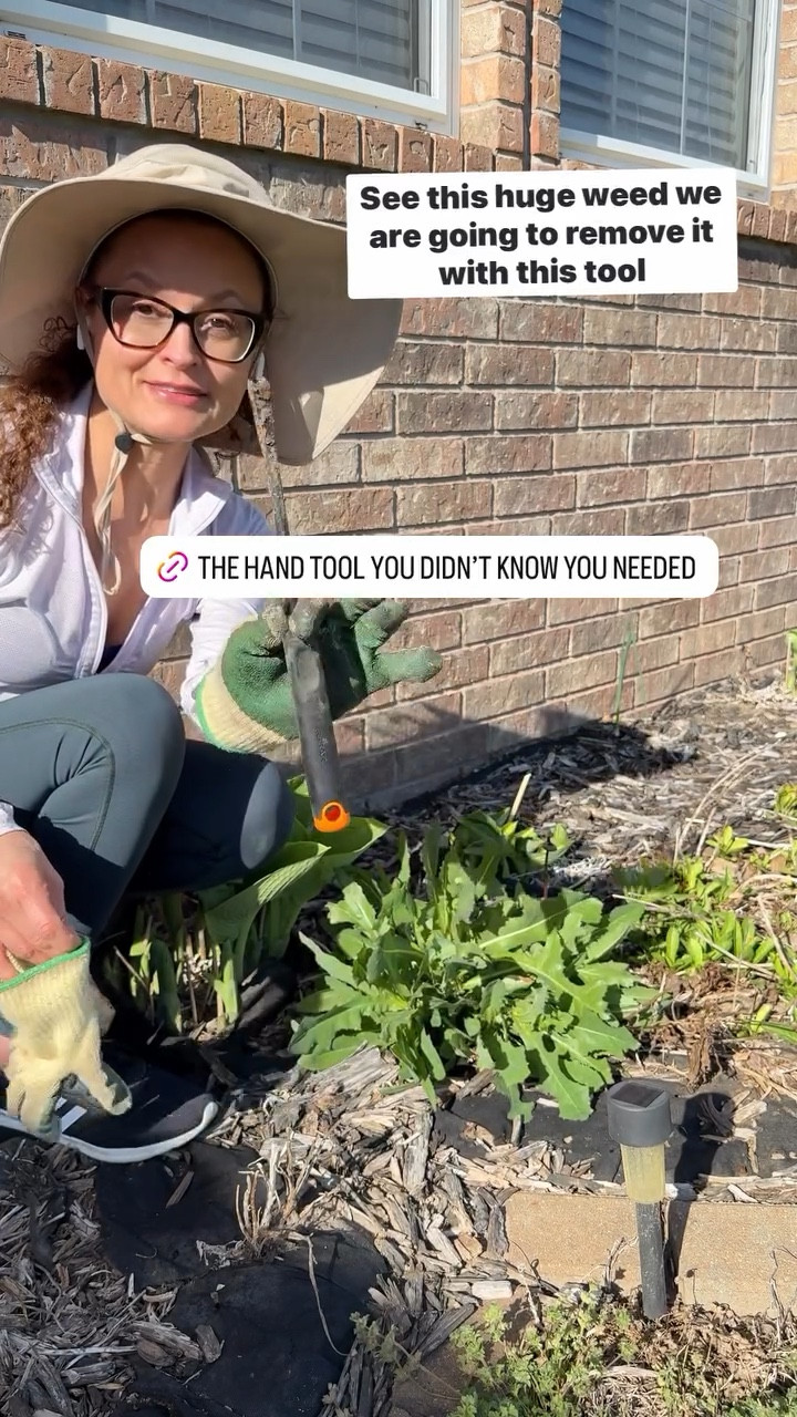 The best hand tool weeder. It helps pulling weeds from the roots because pulling weeds it’s not fun but we need to make it easy.

Gardening tool.


#LTKdayinmylife #LTKHome #LTKSeasonal
