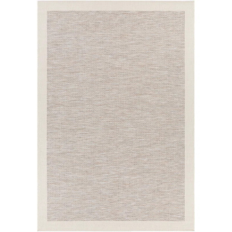 Aaban Power Loom Taupe/Cream Rug | Wayfair North America