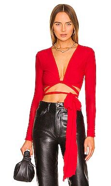 Lovers and Friends Camila Top in Red from Revolve.com | Revolve Clothing (Global)