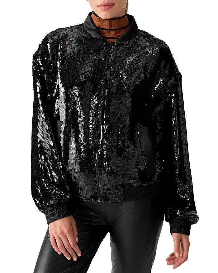 Sloan Sequined Bomber Jacket | Bloomingdale's (US)